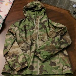 L L Bean Camo Raincoat